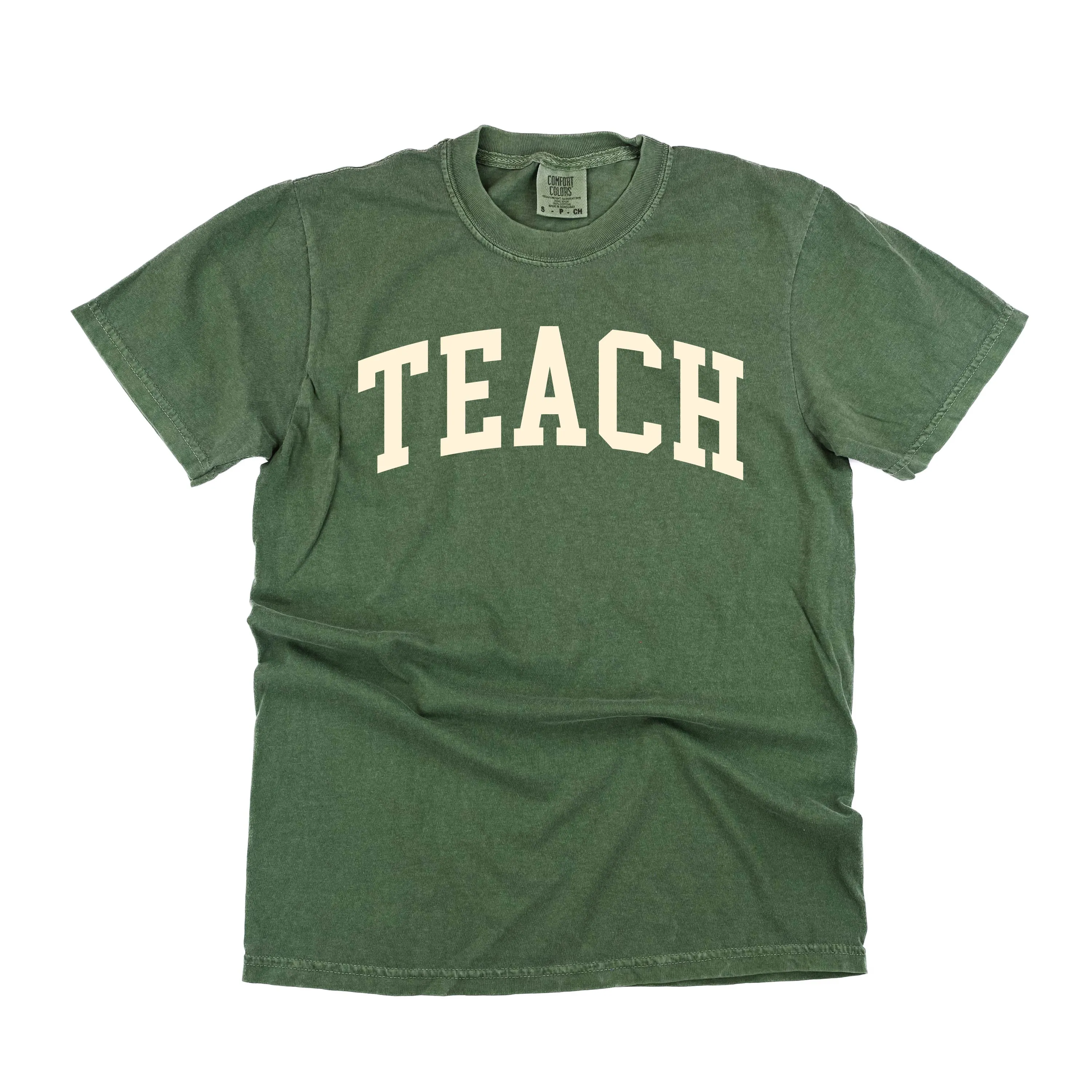 TEACH (Varsity) - SHORT SLEEVE COMFORT COLORS TEE