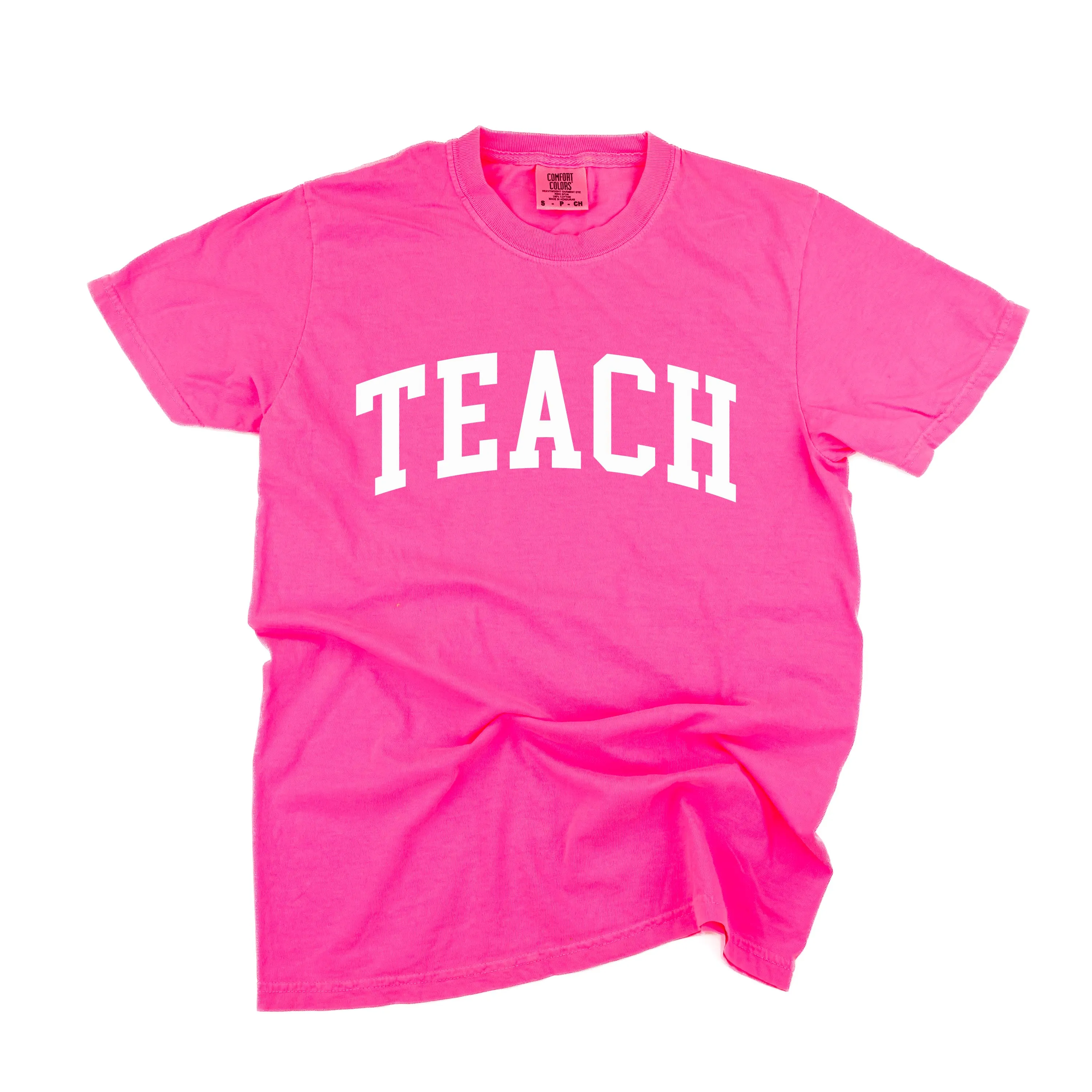 TEACH (Varsity) - SHORT SLEEVE COMFORT COLORS TEE