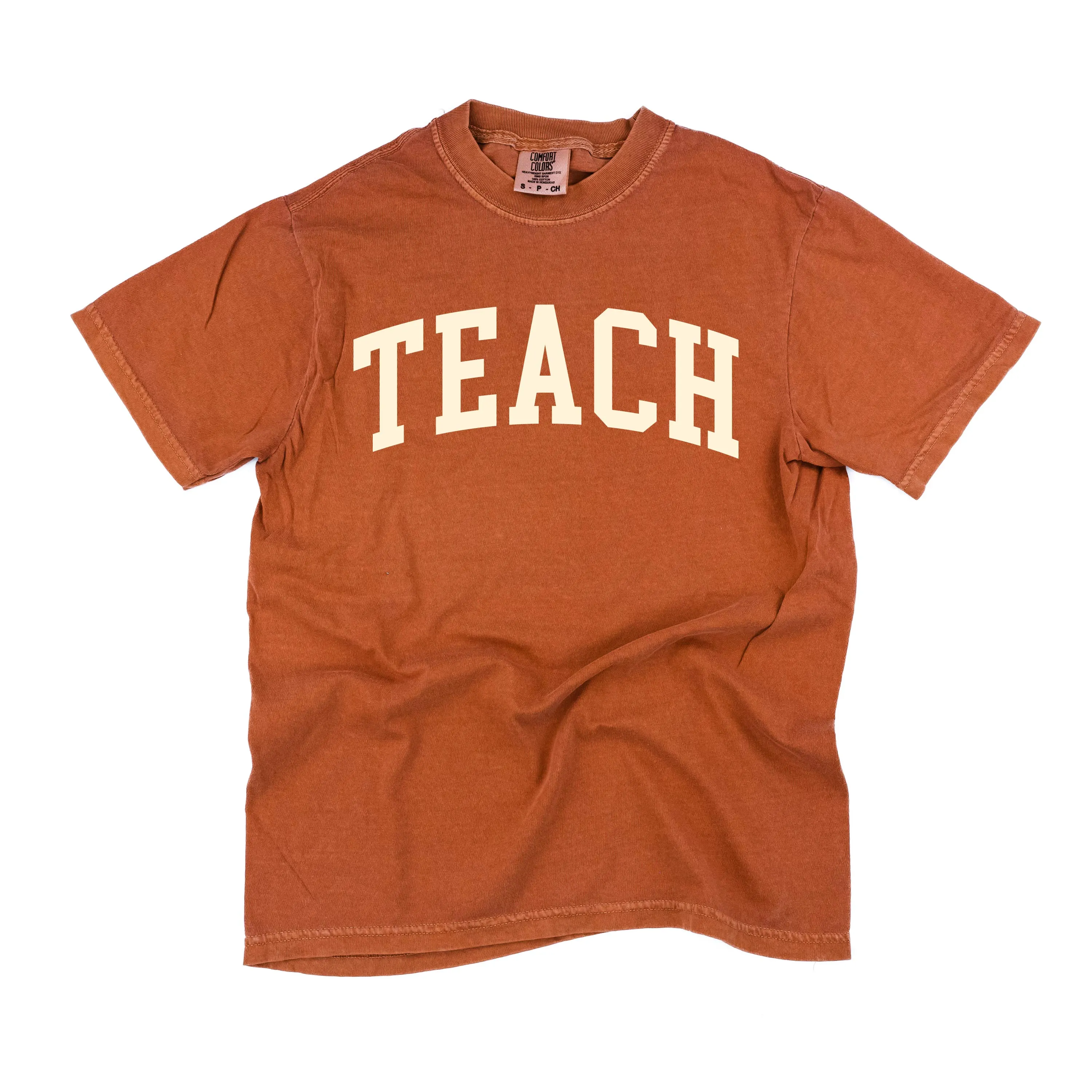 TEACH (Varsity) - SHORT SLEEVE COMFORT COLORS TEE