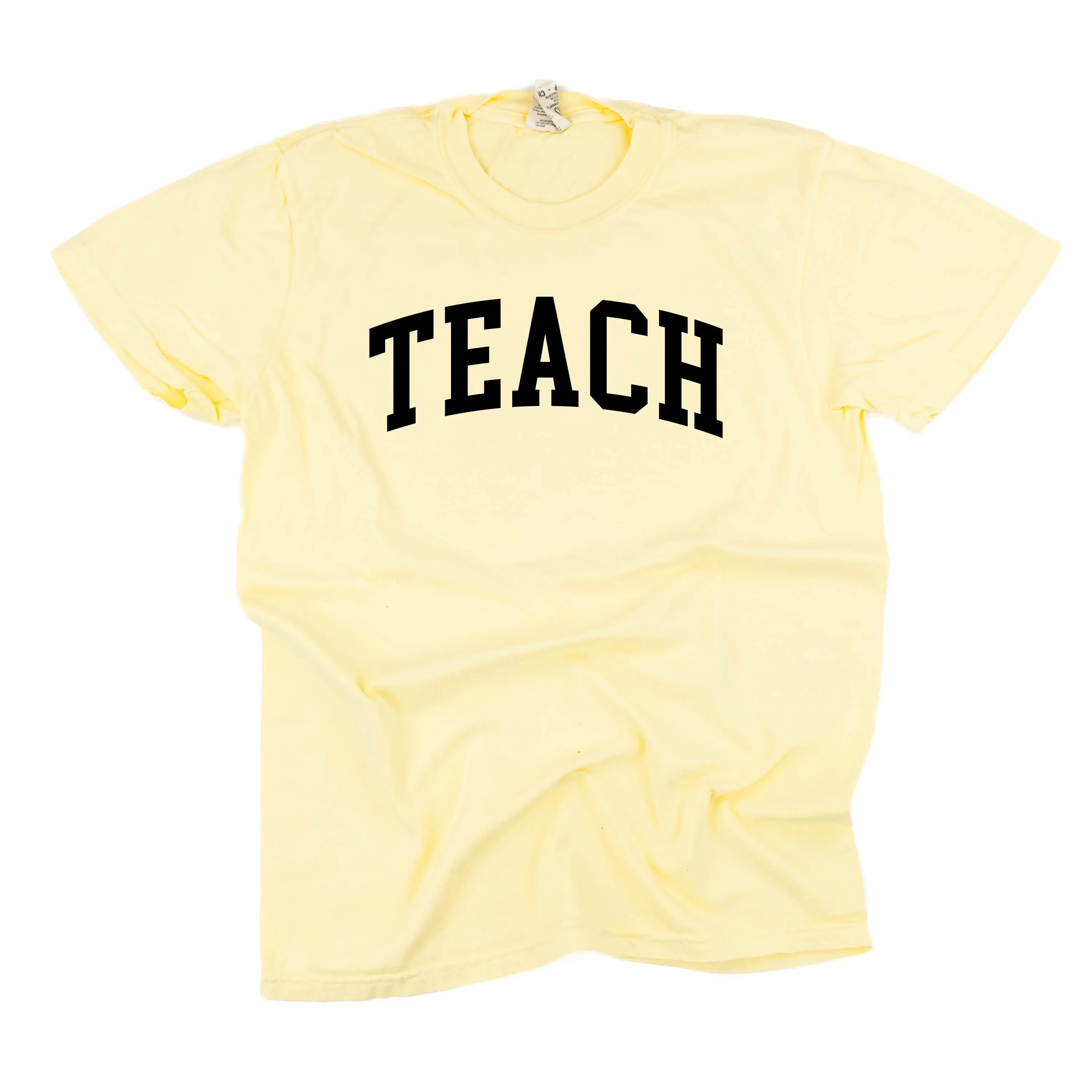 TEACH (Varsity) - SHORT SLEEVE COMFORT COLORS TEE