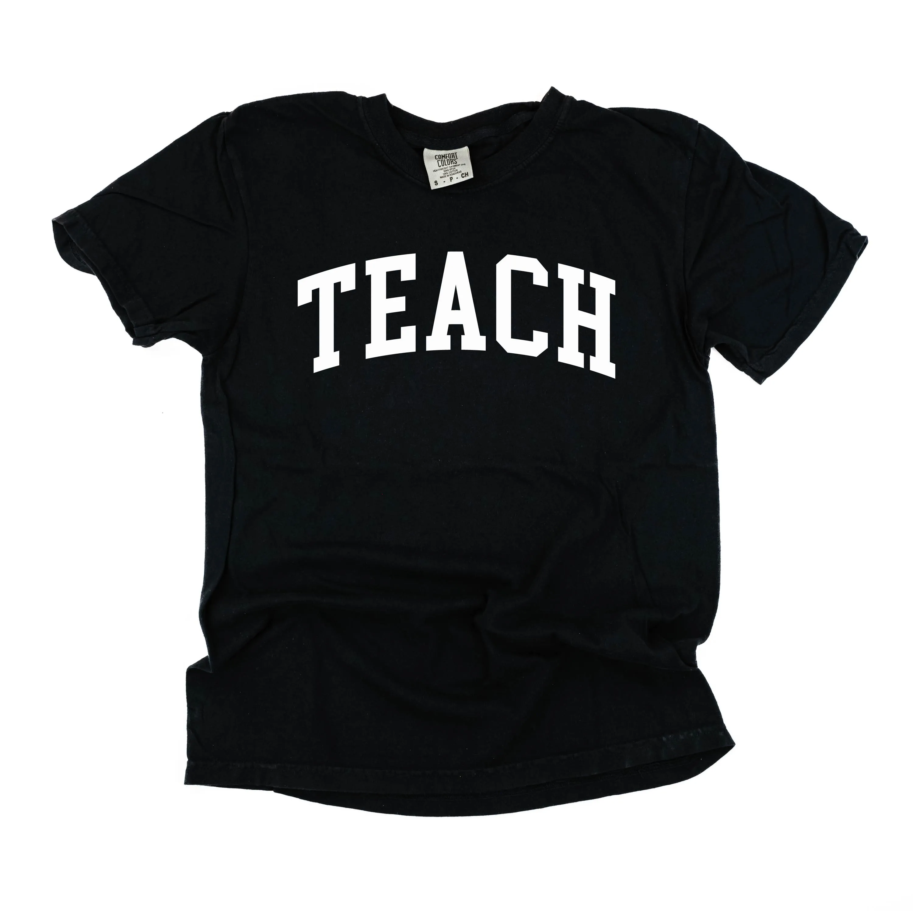 TEACH (Varsity) - SHORT SLEEVE COMFORT COLORS TEE