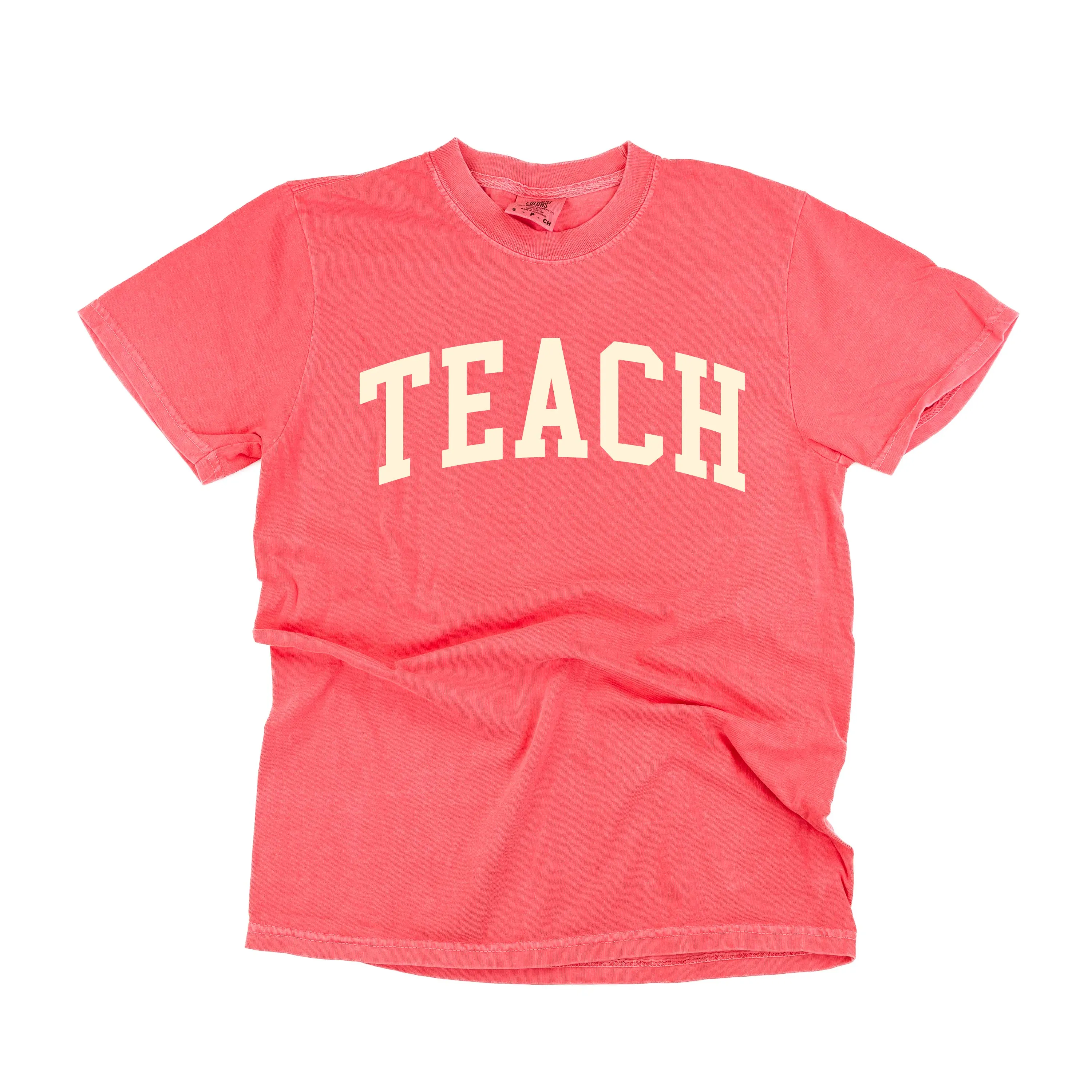 TEACH (Varsity) - SHORT SLEEVE COMFORT COLORS TEE