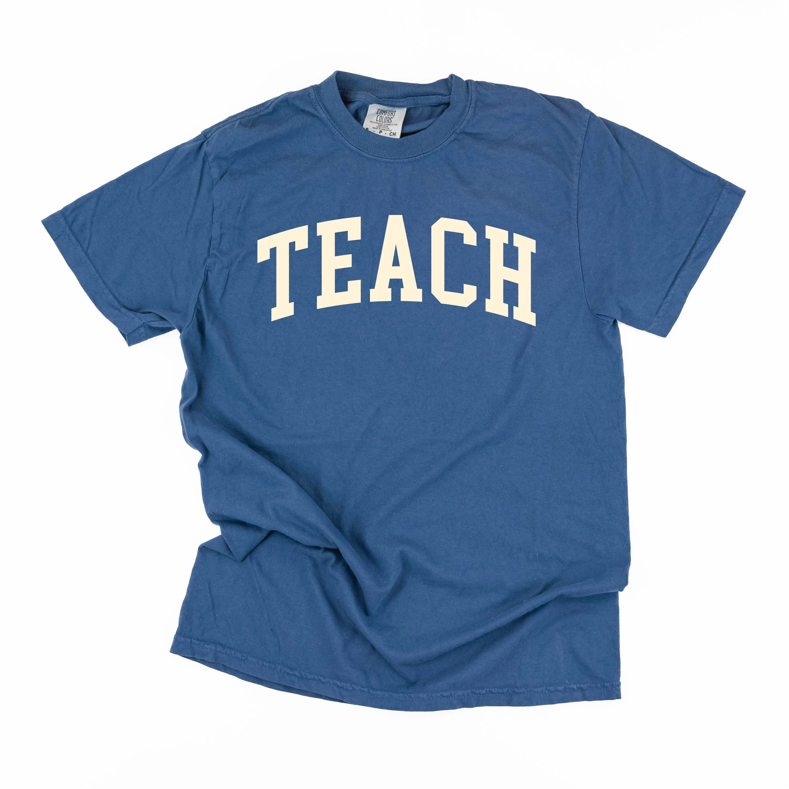 TEACH (Varsity) - SHORT SLEEVE COMFORT COLORS TEE
