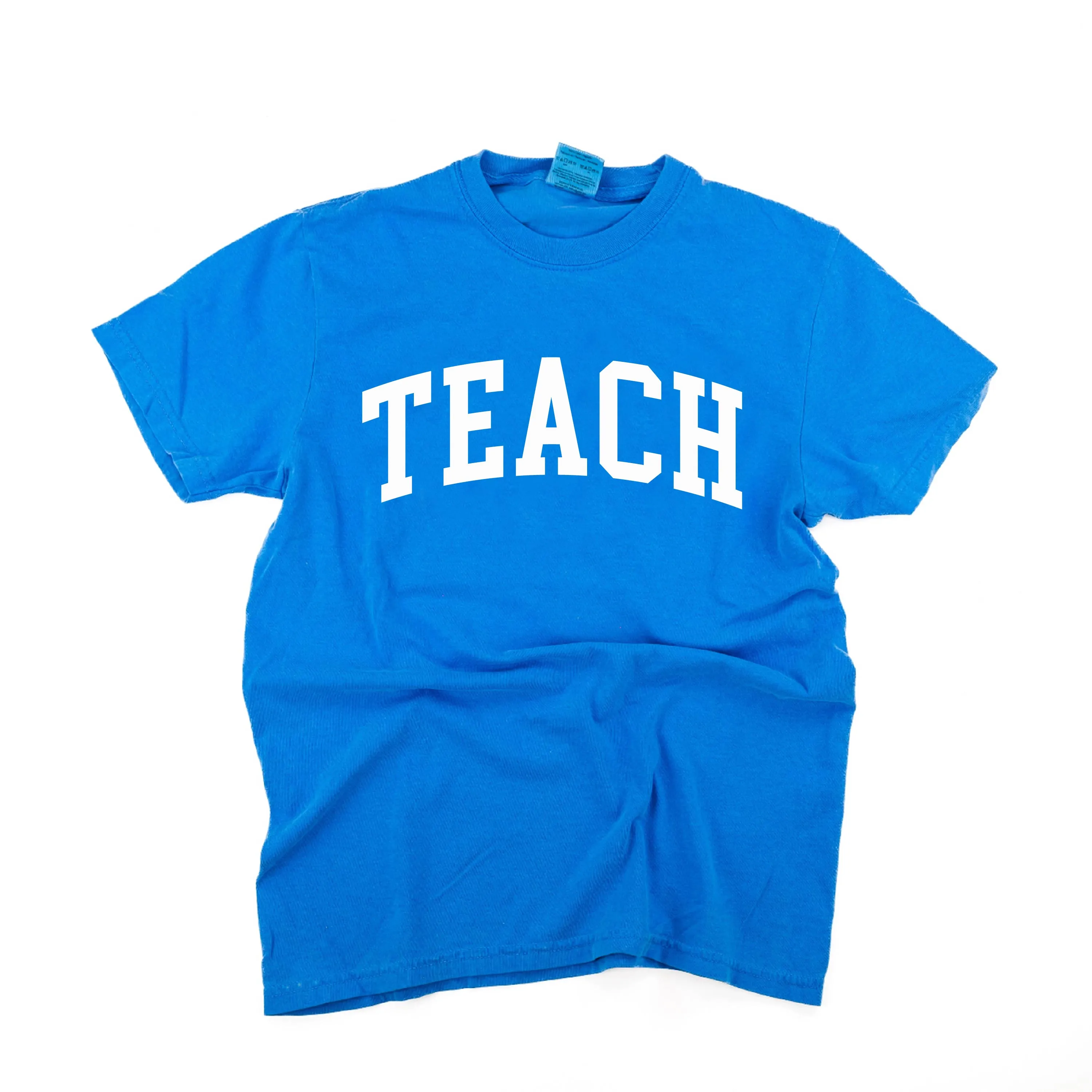 TEACH (Varsity) - SHORT SLEEVE COMFORT COLORS TEE