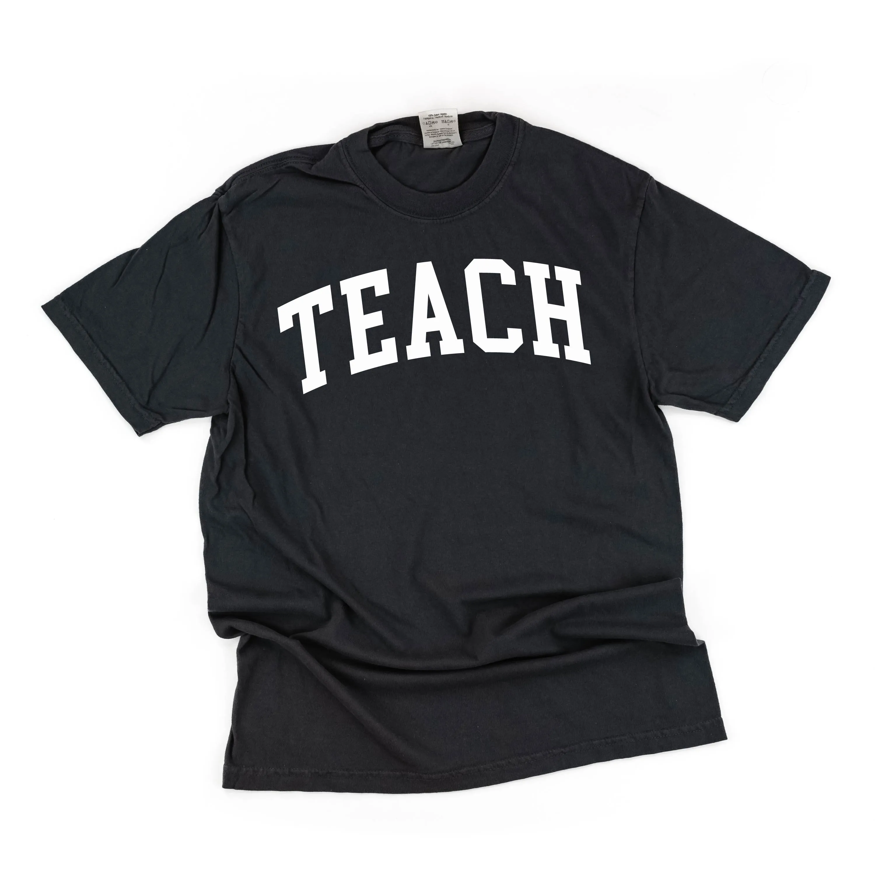 TEACH (Varsity) - SHORT SLEEVE COMFORT COLORS TEE