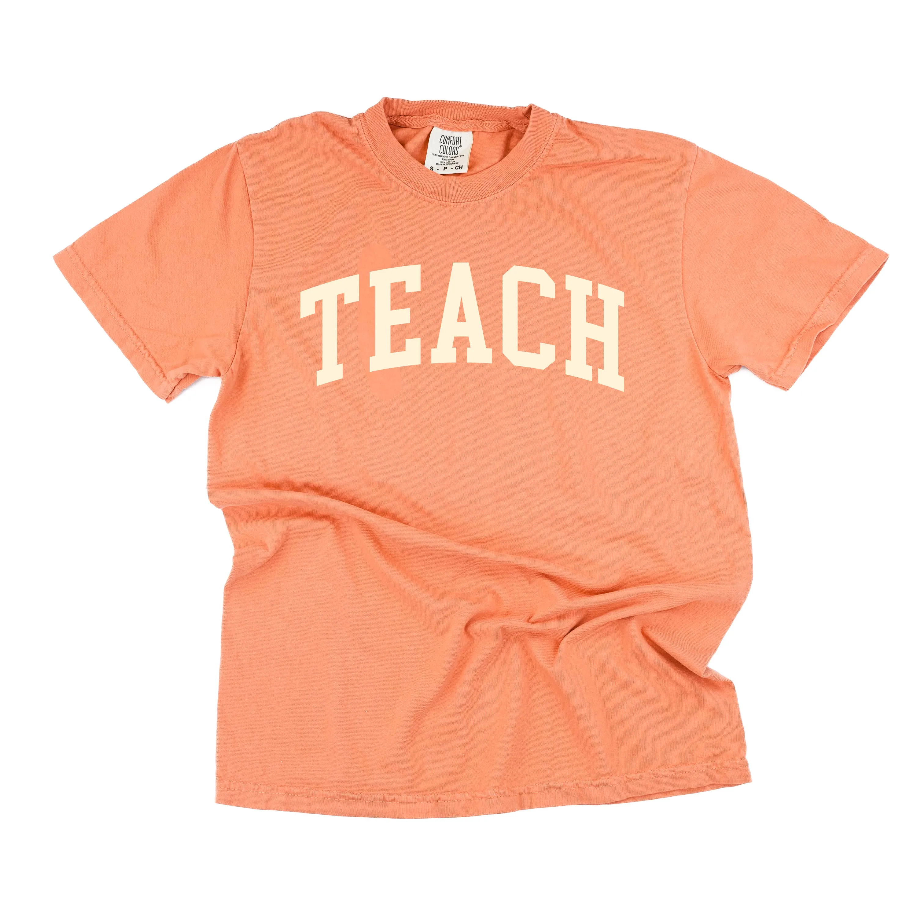 TEACH (Varsity) - SHORT SLEEVE COMFORT COLORS TEE