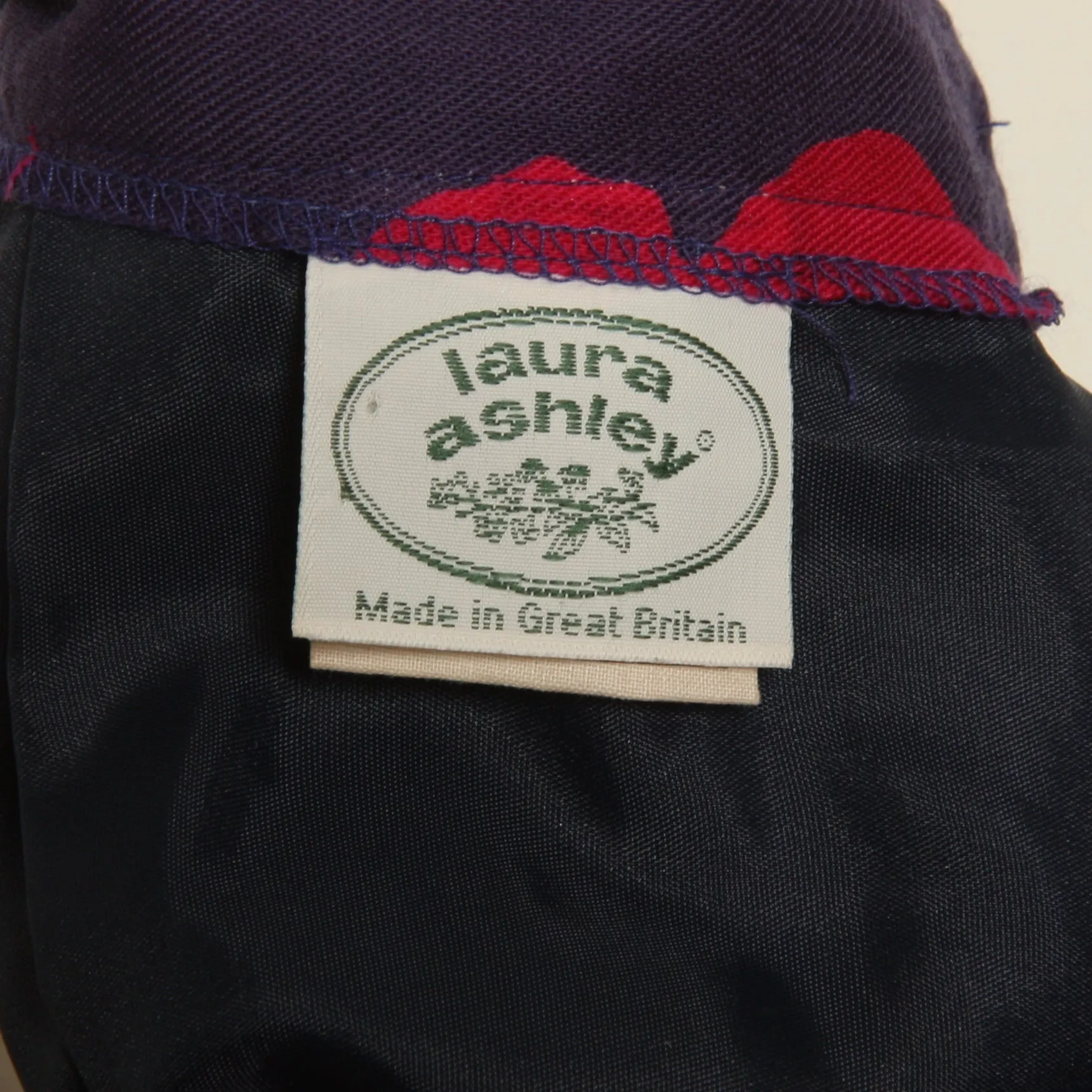 Vintage 80's Laura Ashley Wool Roses Garden Skirt