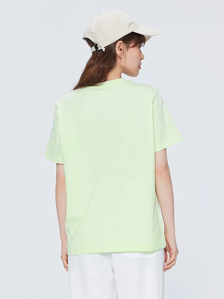 Women's Crisp Single Jersey Round Neck Short Sleeves T-Shirt