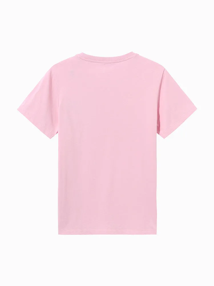 Women's Crisp Single Jersey Round Neck Short Sleeves T-Shirt