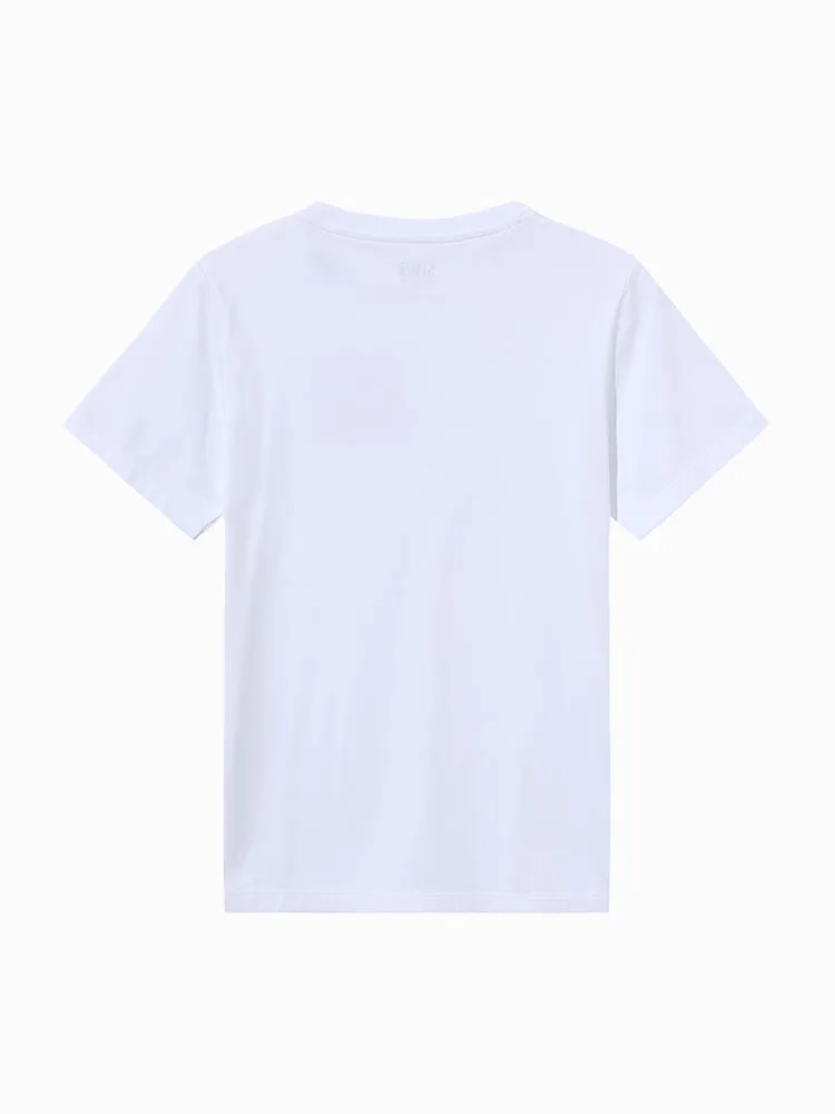 Women's Crisp Single Jersey Round Neck Short Sleeves T-Shirt