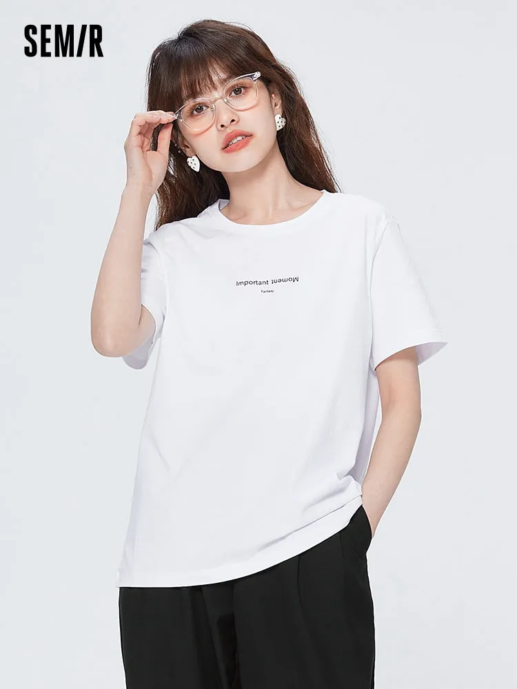 Women's Crisp Single Jersey Round Neck Short Sleeves T-Shirt