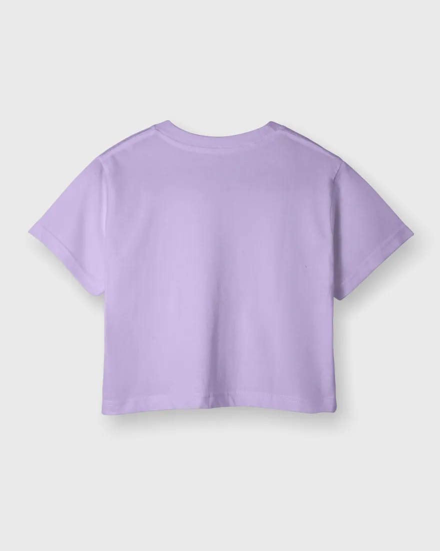 Womens Cropped TShirt Funky Kiss