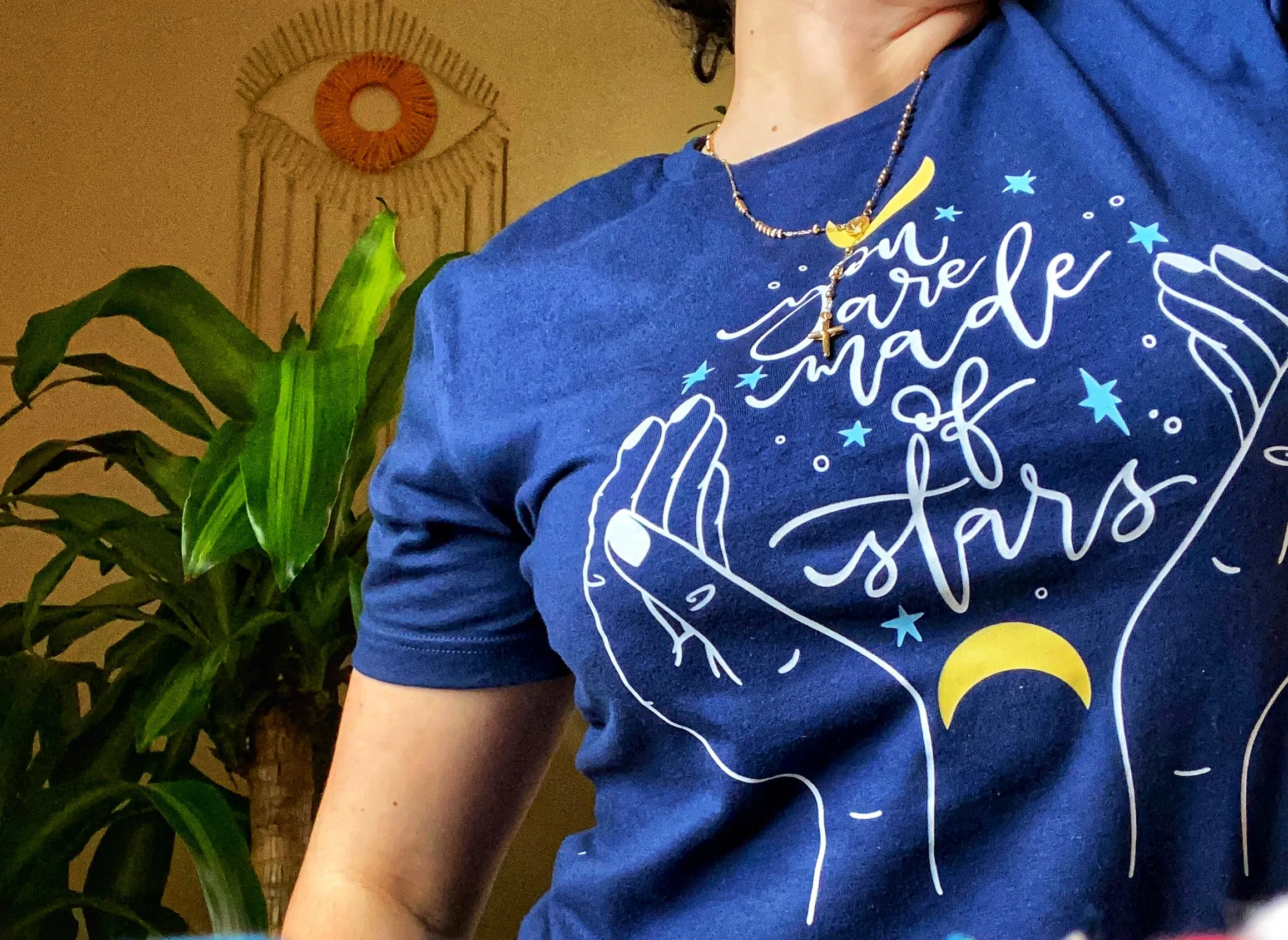 You are Made of Stars graphic tee | Cosmic