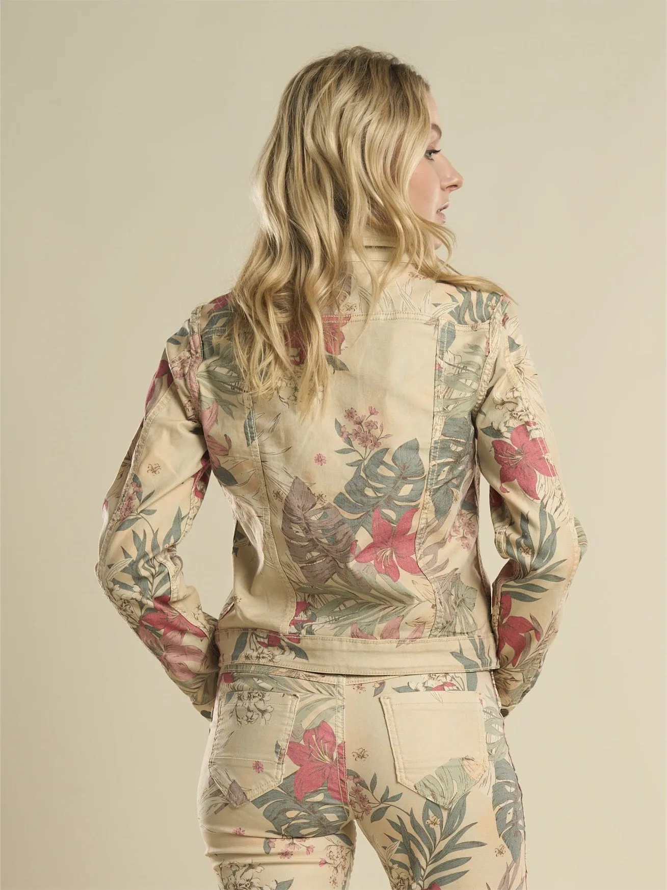 Zac & Zoe Reversible Denim Jacket Zingara Beige